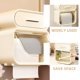 thumbnail image 3 of unbranded Soporte Beige Para De Papel Montado En Pared Ideal Para Almacenamiento Eficiente, 3 of 8