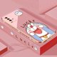 thumbnail image 1 of OnePlus 9 8 Pro Nord 2 5G 8T Lucky Doraemon Lisa plating square edge shell Exquisita Cubierta De Concha Blanda, 1 of 4