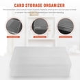 thumbnail image 2 of 10Pcs  Box Trading Card Case Card Storage Organizer Clear Card Case Plastic Storage Box for Gaming Cards, 2 of 8
