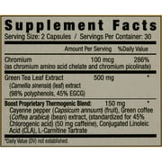 Her Own Burn (Formerly Boost), Metabolism Supplement, Capsules, 60 Ct