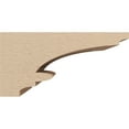 thumbnail image 3 of 6"W x 12"D x 6"H Wide Diane Rough Cedar Woodgrain TimberThane Corbel, Primed Tan, 3 of 6