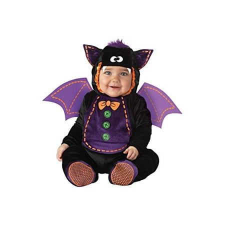 InCharacter Costumes Baby Bat Costume, Black/Purple,