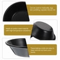 thumbnail image 6 of 4 Pcs Egg Tart Mold Bread Baking Mould Mini Loaf Pans Pie Muffin Tins, 6 of 6