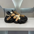 thumbnail image 2 of [Men's Athletic Sneakers] Trendy Men's Shoes for Spring - Stylish Low-Top Athletic Sneakers with Thick Soles - Breathable Dad Shoes That Add Height, 2 of 9
