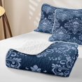 thumbnail image 4 of Homewish Hipple Skull Damask Quilt King,Happy Halloween King Coverlet Set,3 Pieces, 4 of 7