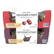 Raincoast Crisps Crackers Crisp Snack Cracker Variety Bundle - Cranberry Crisps & Hazelnut, Fig & Olive by Lesley Stowe| 2 Pk - 5.3 oz