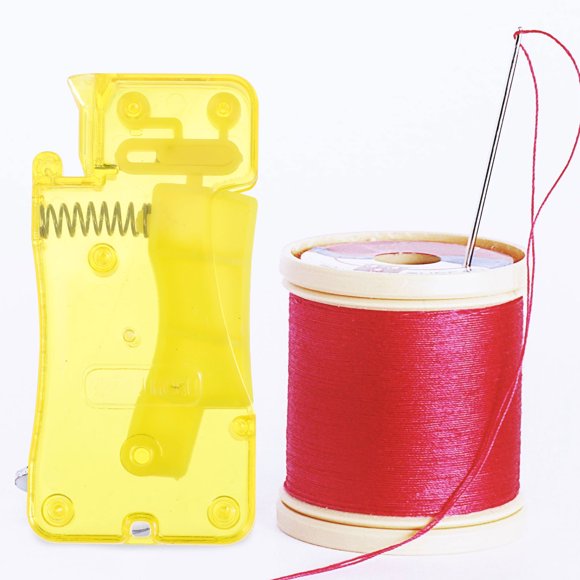 FOMIYES 12Ud Accesorio Resistente Amarillo Para Con Enhebrador Universal De Agujas