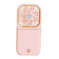 thumbnail image 1 of GUOOL Small Portable Fan Adjustable Battery Operated Rechargeable Charging Treasure Mini Personal Handheld USB Fan for Outdoor, Room, Camping, Office, - Pink, 6.3 x x 0., 1 of 9