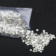 thumbnail image 4 of 1440 cuentas redondas de cristal con parte trasera plana, dijes de cristal, gemas para uñas 14 mm, 4 of 7