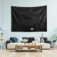 thumbnail image 2 of GZHJMY Halloween Spiderweb Tapestries Wall Hanging Bedding Tapestry Aesthetic Tapestries for Bedroom Living Room Dorm Home Wall Decor 60" x 40" Horizontal Gift Decor, 2 of 7