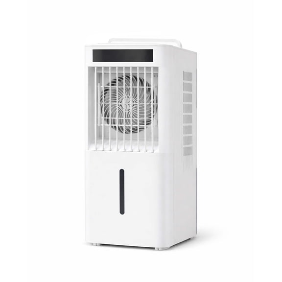 Portable Air Conditioner Fan - 3-Speed Evaporative Cooler, Adjustable Airflow, Remote Control, 2/4/8H Timer, for Bedroom, Dorm, Office, and Travel, White-B, 10L(2.6GAL)