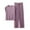 96-Purple, variant on HSHMT Women Casual 2 Piece Women's Spring/Summer Sleeveless Pants Set Thin Pajamas Outdoor Casual Wear