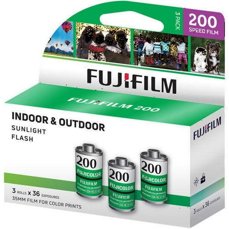 Fuji Superia X-TRA 3 Pack ISO CA 200 36 Exp. 35mm Film, Total 108