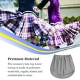 thumbnail image 3 of Sonducket Extensor de camisa Blusa con cola Dobladillo desmontable Accesorios ajustables Dobladillo Vestidos raya blanca negra L, 3 of 6