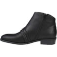 thumbnail image 3 of Journee Collection Womens Harlow Faux Leather Almond Toe Booties, 3 of 4