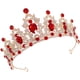 thumbnail image 5 of KAKOWELY Tiara nupcial de cristal, corona, tiara, tocado de boda, diadema de cumpleaños, accesorio para el cabello, 5 of 5