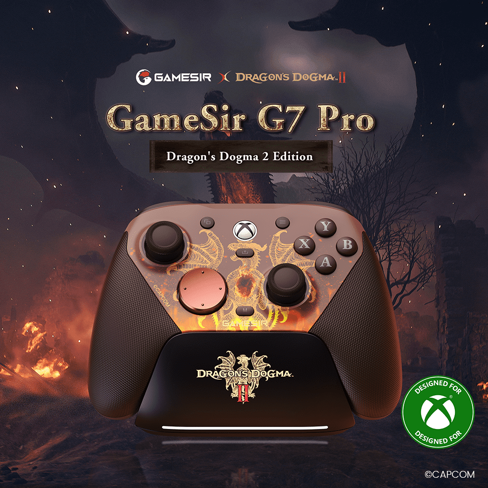 GameSir, GameController, Black, Tri-Mode Wired Wireless - Walmart.com