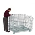 thumbnail image 5 of Global Industrial Folding Wire Container, 2000 Lb Capacity, 48"L x 40"W x 36-1/2"H, 5 of 6