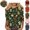 Green, variant on Mfakffe Christmas Shirts for Women 3/4 Sleeve Crew Ncek Tops Comfy Christmas Graphic Shirt Lightweight Pull on Tee