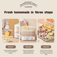thumbnail image 4 of 5-Tray Food Dehydrator with Adjustable Temperature, Auto Food Dryer Machine, 4 of 8