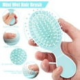 thumbnail image 3 of Mini Detangling Hair Brush for Wet and Dry Hair, Travel-Sized BLUE Hairbrush for Men, Women, and Kids – Compact & Lightweight, 3 of 5