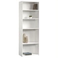 thumbnail image 2 of Home Square 2 Piece Furniture Set with Wood Desk and 5-shelf Bookcase in White, 2 of 7