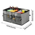 thumbnail image 4 of Caja plegable de almacenamiento para maletero de coche | Tela no tejida de gran capacidad 52L | Organizador portátil para coche, hogar y oficina | Diseño de pájaro | Duradero y resistente al, 4 of 9
