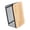 Black, variant on Flexible Open Pattern Metal Bins Wooden Bottom For Easy Access Storage