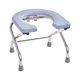 thumbnail image 2 of Taburete de asiento de inodoro en cuclillas Perfecl Gris 33cm Alto, 2 of 8