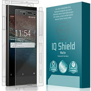 IQ Shield Matte Full Body Skin Compatible with Sony Xperia XZ + Anti-Glare (Full Coverage) Screen Protector and Anti-Bubble Film