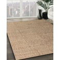 thumbnail image 2 of Ahgly Company Indoor Round Abstract Brown Abstract Area Rugs, 7' Round, 2 of 6