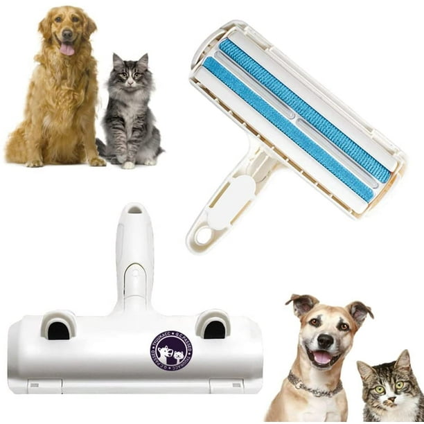 MiMi Pets Pet Hair Remover - Reusable Cat and Dog Hair Remover for  Furniture, Couch, Carpet, Car Seats and Bedding - Eco-Friendly, Portable,  Multi-Surface Lint Roller & Animal Fur Removal 