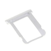Single SIM Card Tray Holder for 4 Tablet Repair Part, Aluminum Alloy, Silver