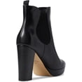 thumbnail image 5 of Cole Haan Remi Black Leather Almond Toe Block Heel Pull On Ankle Boots (Black Leather, 9), 5 of 5
