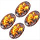 thumbnail image 1 of 4 Piedras de Llama Naturales, Piedras de Llama para Yoga, Juguete Sensorial para Manos, Herramienta de Meditación Natural, Adorno de Escritorio para Fuente., 1 of 5