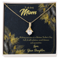 thumbnail image 1 of To My Daughter Distance and Quaratine From Mom Alluring Ribbon Necklace Message Card, 1 of 7