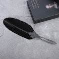 thumbnail image 1 of European Retro Quill Gift Set with Alloy Feather, Fine Crafted Feathers,  Writing, Comfortable Grip, Includes Ink Bottle, Pen Nibs, 1 of 7