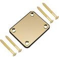 thumbnail image 2 of Metal Guitar Neck Plate for Fender Stratocaster Telecaster Electric Guitar or Bass,Black, 2 of 5