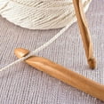thumbnail image 4 of Xiao Hua 15 ganchos de crochet de madera de varios tamaños, con mango de bambú natural, ideal para tejer a crochet, encajes, tapetes y proyectos florales., 4 of 5