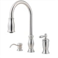 thumbnail image 1 of Prix Pfister GT526TMS Robinet de Cuisine Professionnel avec Distributeur de Savon en Acier Inoxydable, 1 of 5