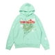 thumbnail image 1 of Sudadera con capucha rosa con la misma letra de espuma del cantante de hip-hop Sp5der Young Thug 5555553816 verde., 1 of 5