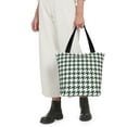 thumbnail image 5 of Salouo Scottish Checkered for Shoppers Tote for Women Foldable Handbags with Big Capacity Casual One-Shoulder Shopping Bag Hobo Bags Fit for Office/Shopping/Park, 5 of 6