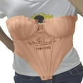 thumbnail image 2 of Women Tube Top Strapless Backless Lacing Pleated Irregular Vests, 2 of 6