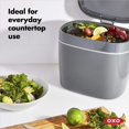 thumbnail image 3 of OXO Good Grips EASY-CLEAN COMPOST BIN - CHARCOAL, 3 of 9