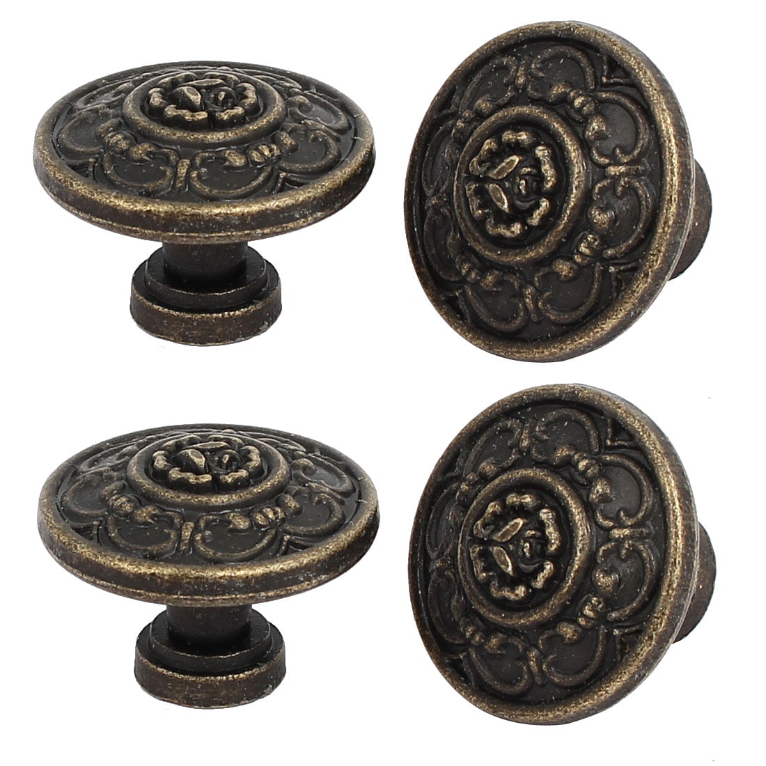 Drawer Dresser Cabinet Single Hole Screw Mounted Pull Handle Knobs ...