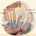 thumbnail image 4 of Professional makeup brush set with mirror, portable travel, 4 of 5