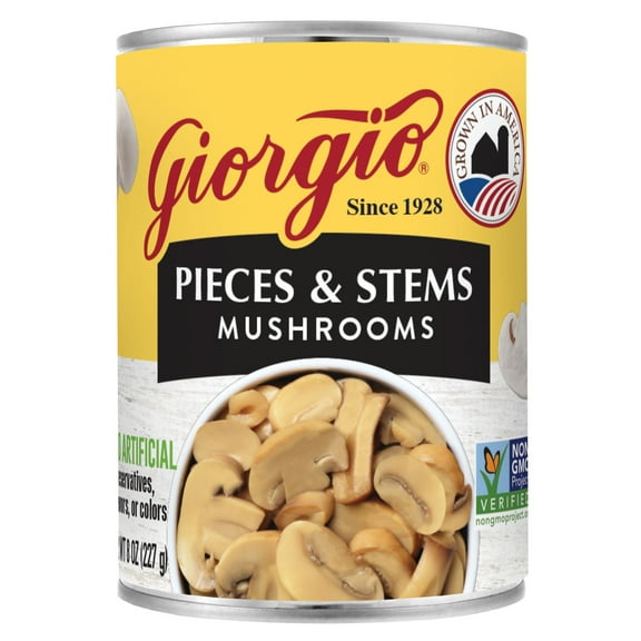 Giorgio Pieces & Stems Mushrooms, 8oz Can