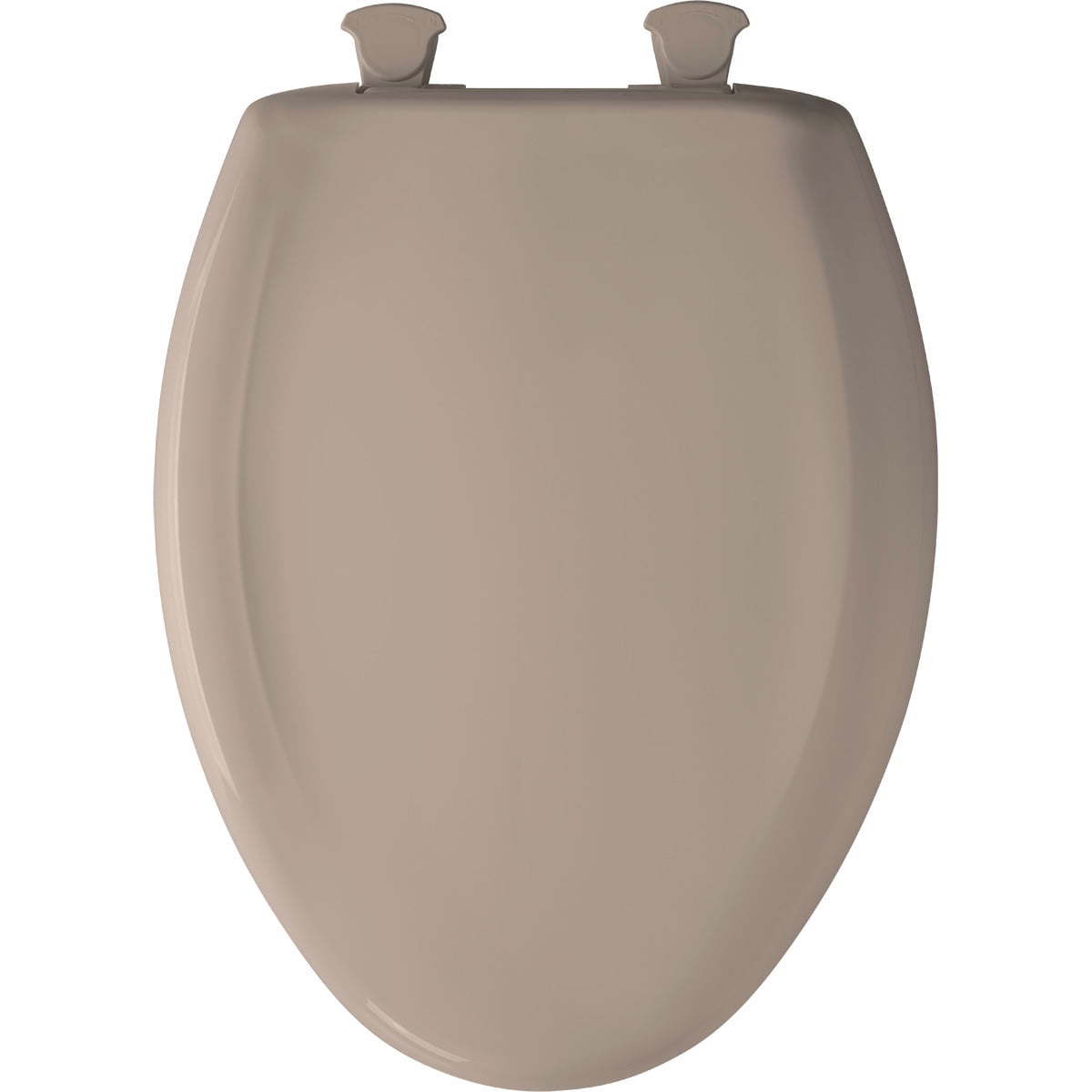BEMIS 1200SLOWT 020 Elg Closed Front Toilet Seat,Crane White, With Cover, Plastic