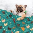 thumbnail image 3 of Pofeuu Hens And Rooster Print Puppy Blanket,Dog Blankets,Pet Blanket Cozy Cat Blankets for Indoor Cats, Fuzzy Pet Blanket for Kitten Doggy Dog Blankets-Small, 3 of 8
