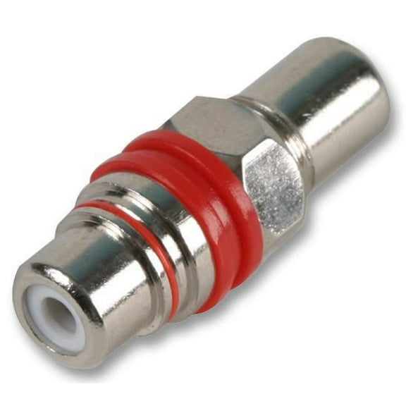 PRO SIGNAL - Adaptor, Phono Socket to Socket, Chassis, Red